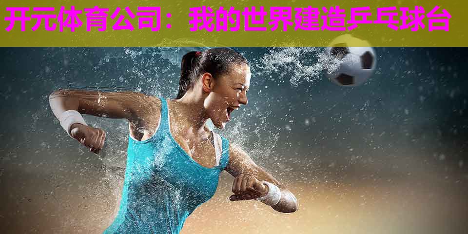 我的世界建造乒乓球台 我的世界建造乒乓球台